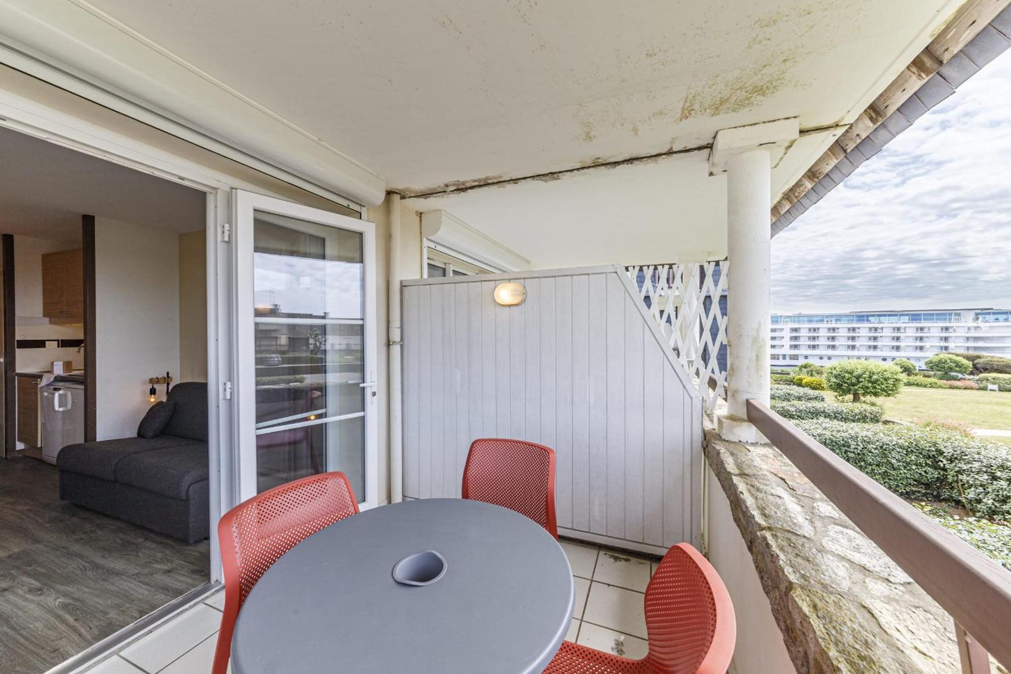 Studio Terrasse Avec Vue Mer Arzon Exterior foto